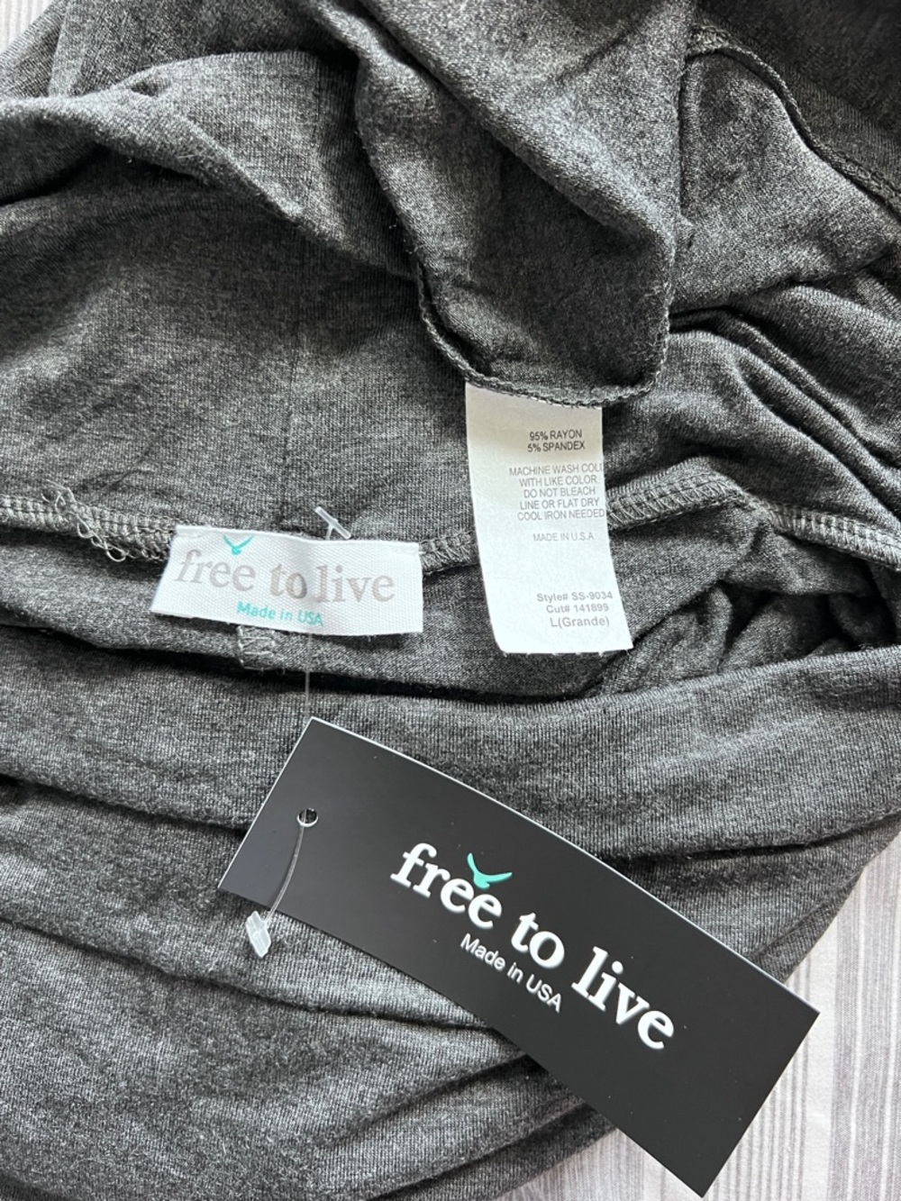 Free to Live Women's Maxi Skirt - Charcoal Gray